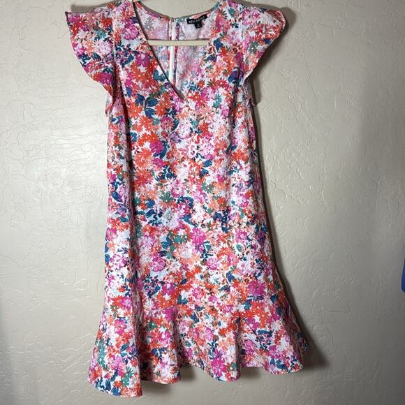 J.Crew Mercantile Floral Ruffle Flutter Cotton Dress women’s size 6. - Picture 8 of 8